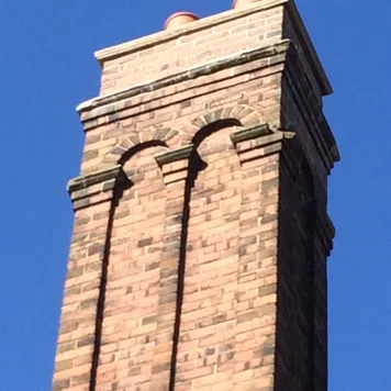 Repointed decorative brick chimney stack – chimney repairs Lincoln